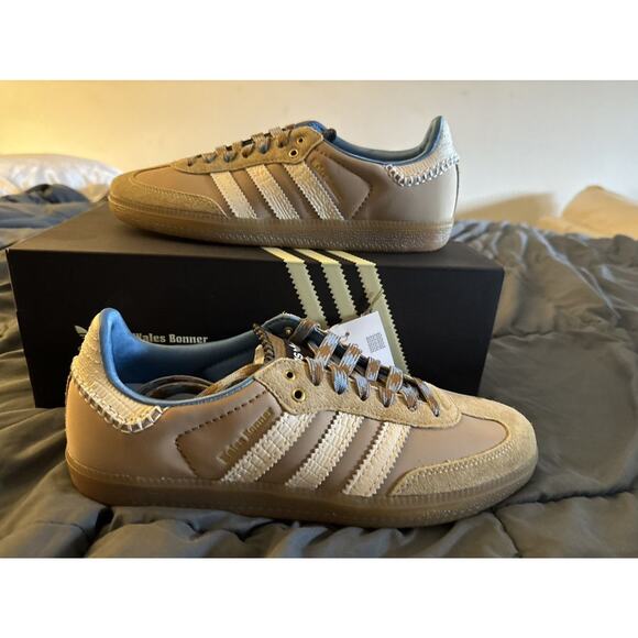 Wales Bonner Nylon Samba Desert Sz 8 - Picture 6 of 12